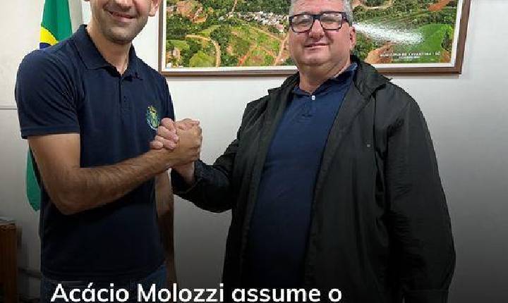 Acácio Molozzi assume o Executivo de Xavantina