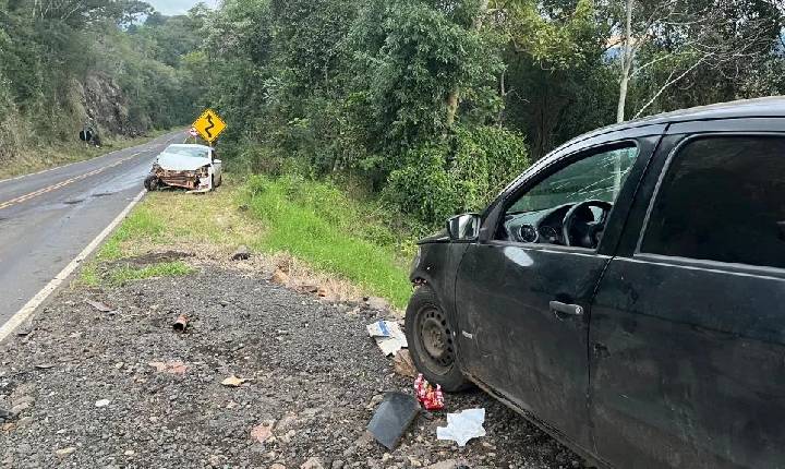 Acidente em Xavantina deixa duas pessoas com ferimentos leves