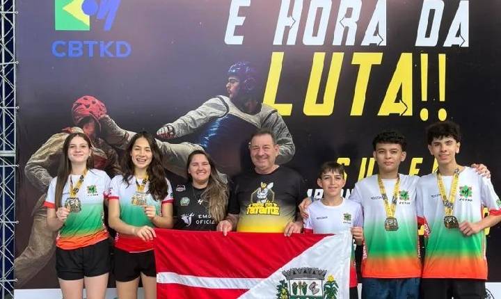 Atletas de Arvoredo conquistam premiações no Campeonato Brasileiro de Taekwondo