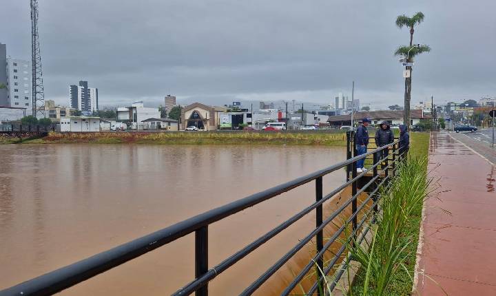 Bacias de contenção funcionam e evitam alagamentos em Xanxerê