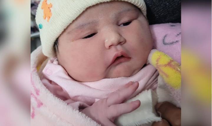 Bebê surpreende ao nascer com mais de 5,4 kg em hospital do RS
