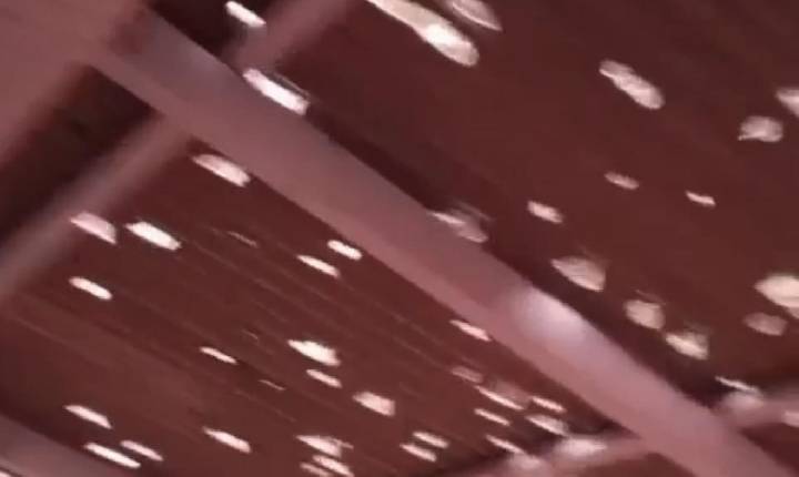 Chuva de granizo provoca danos em Arabutã, Seara, Itá e Ipumirim