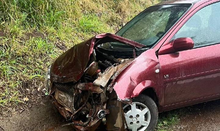Colisão com danos materiais na SC 283, em Seara