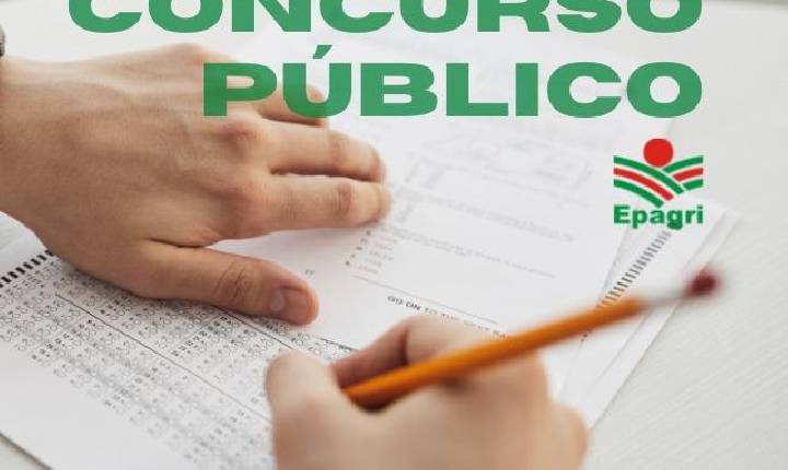Concurso público da Epagri é prorrogado até abril de 2027