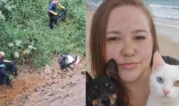 Corpo esquartejado encontrado em córrego é de corretora desaparecida em Florianópolis