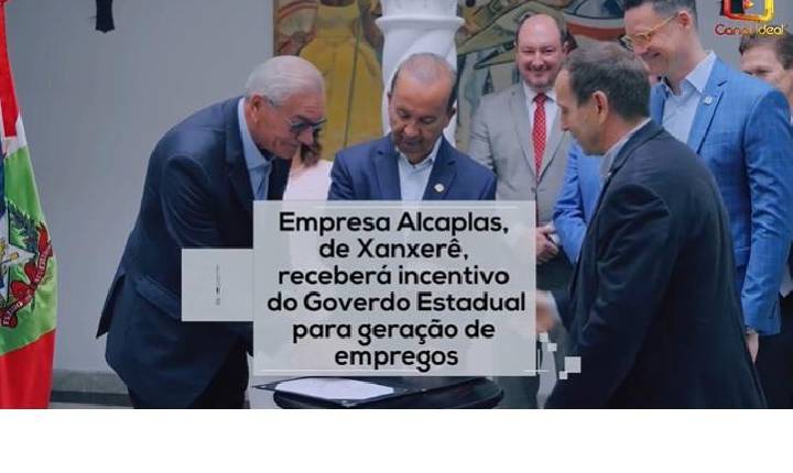 Empresário xanxerense assina convênio com o Governo de SC e anuncia investimento milionário
