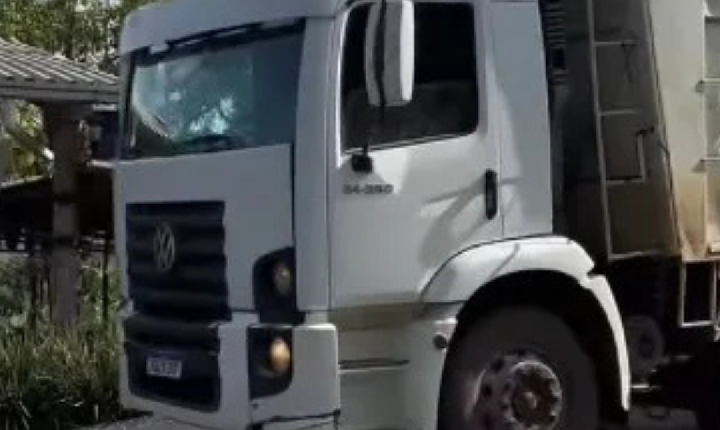 Faixa elevada é construída na SC-155, próximo ao trevo da cidade de Xavantina