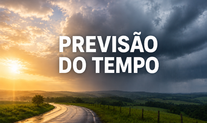 Fim de semana terá tempo instável no Oeste Catarinense
