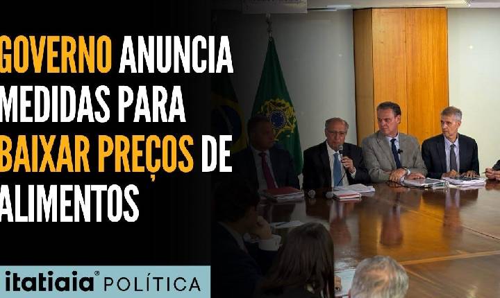 Governo anuncia ações em parceria com setor privado para baixar preço de alimentos