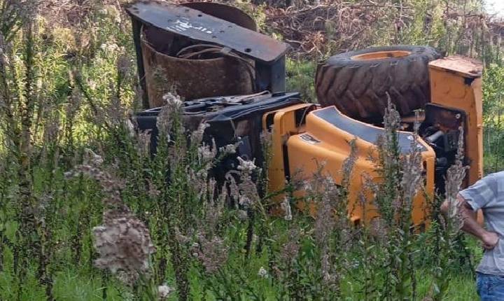 Grave acidente em Xavantina com rolo é registrado durante obra em Alto Irani
