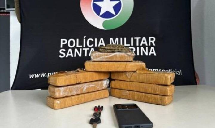Homem que fazia ‘tele entrega’ de drogas é preso por tráfico após abordagem policial em Chapecó