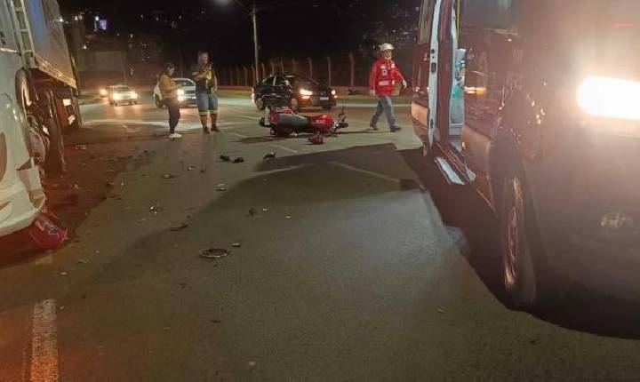 Homem tem parte de perna amputada em acidente em Concórdia