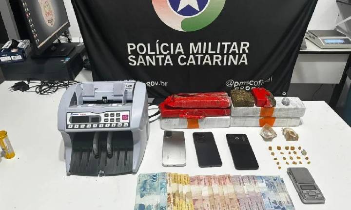 Homens são presos por tráfico de drogas em Chapecó