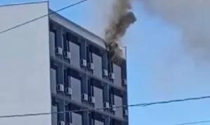 Hóspede morre em incêndio em hotel no centro de Erechim