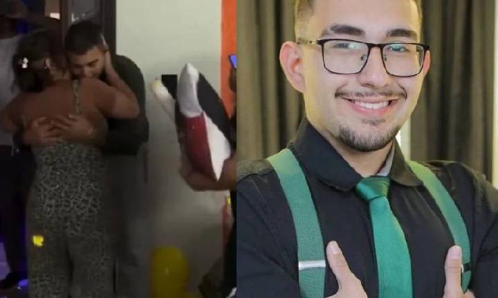 Jovem que se perdeu em trilha do Pico Paraná volta para a família e é recebido com festa