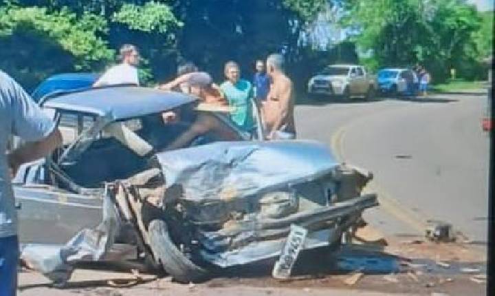 Motorista ferido em acidente na SC-154, entre Itá e Concórdia