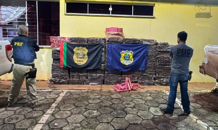 Polícia apreende quase uma tonelada e meia de maconha na região de Xanxerê