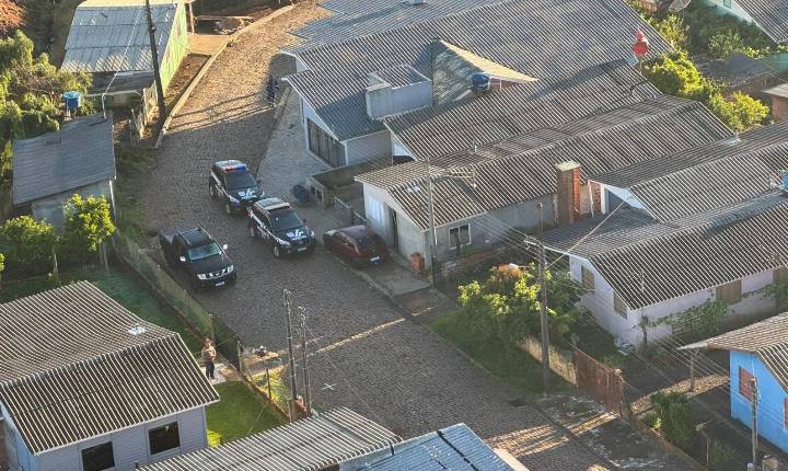Seis pessoas da mesma família são presas em Ponte Serrada por suspeita de tráfico de drogas
