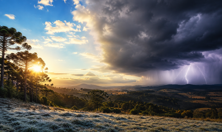 Semana terá frio nas manhãs, tempo firme e chance de chuva no fim de semana no Oeste de SC