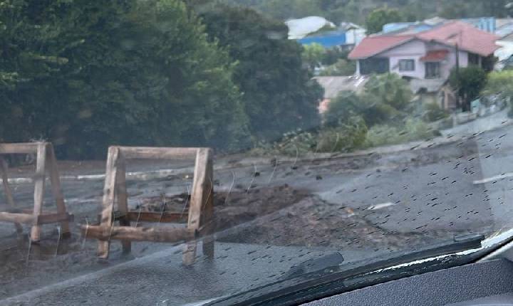 Temporal na manhã de hoje, causa estragos em Xavantina