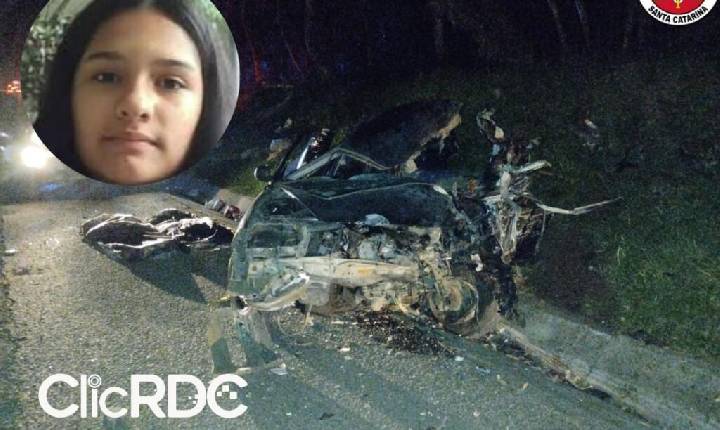TRAGÉDIA: Pai e filha morrem em grave acidente de trânsito em Santa Catarina
