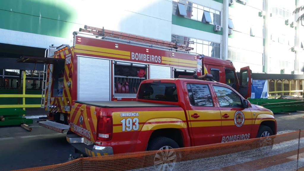 Princípio de incêndio atinge Secretaria da Saúde em Chapecó