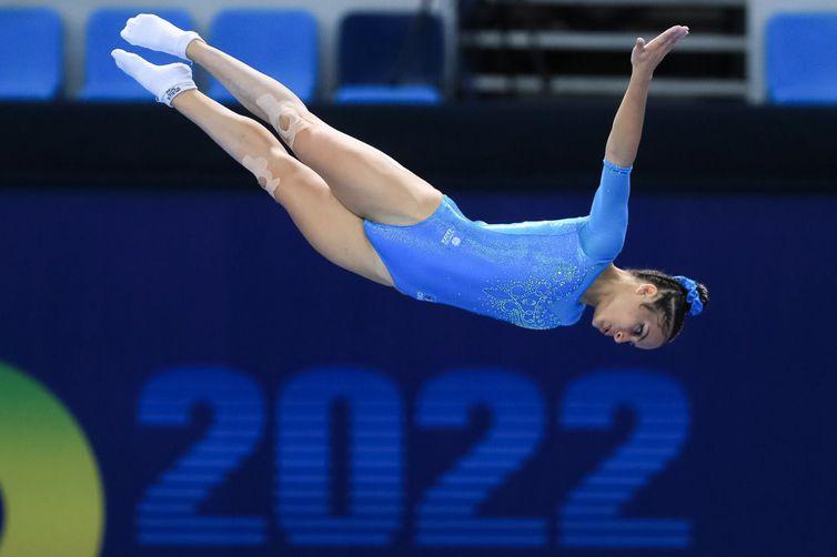 Brasileiras avançam para final individual feminina no Pan de Trampolim