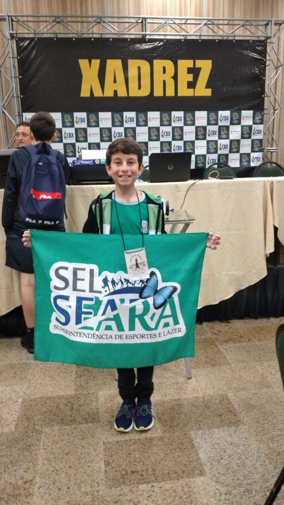 Kauan da Silva é campeão nacional sub-12 no xadrez
