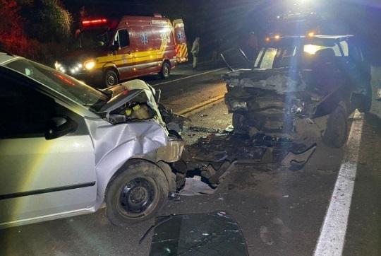 Casal de idosos morre em acidente no Oeste
