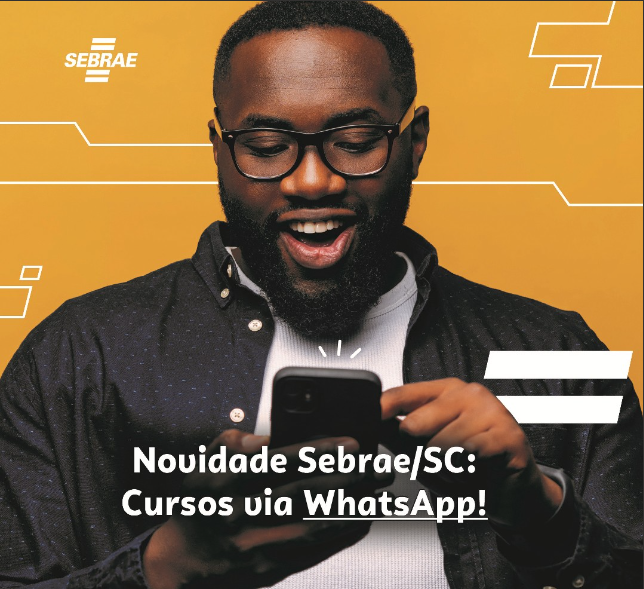 Sebrae/SC oferece cursos gratuitos pelo WhatsApp