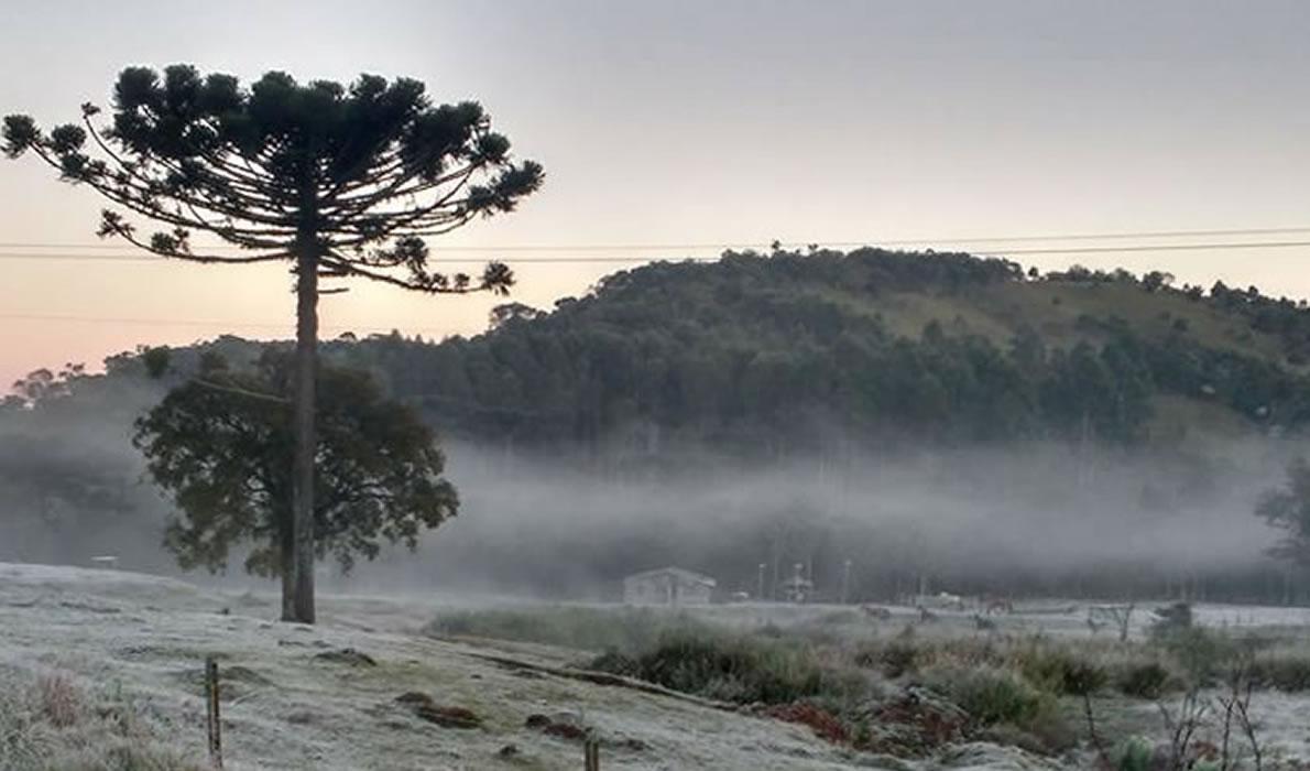 Frio fora de época: Oeste de SC pode ter temperaturas próximas de 0ºC