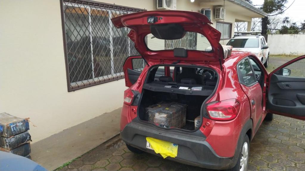 Grande carga de drogas é interceptada no Oeste de SC