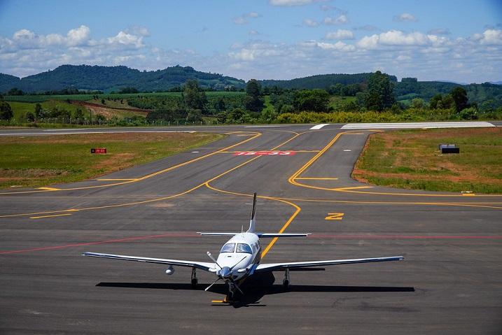 Ampliação da pista do aeroporto de Joaçaba é inaugurada