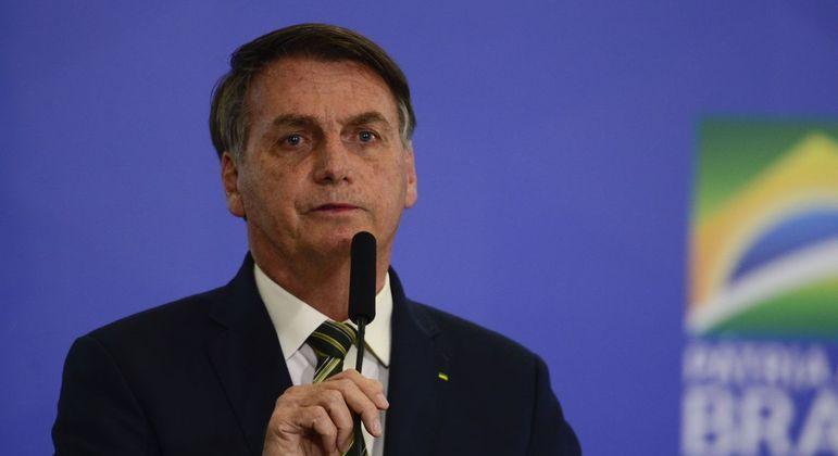 Presidente Bolsonaro faz pronunciamento