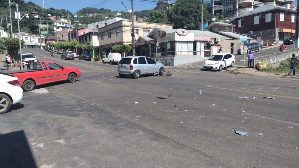Acidente é registrado no centro de Seara
