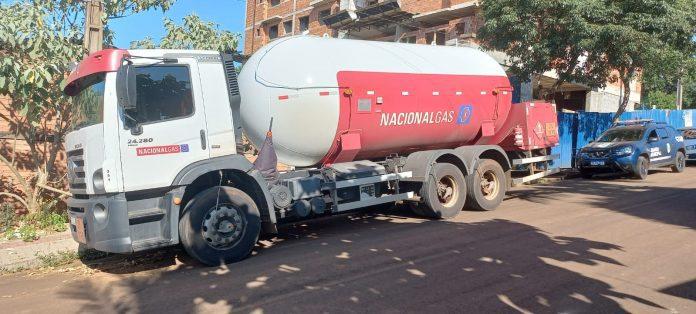 Caminhão de Gás furtado em Chapecó é recuperado