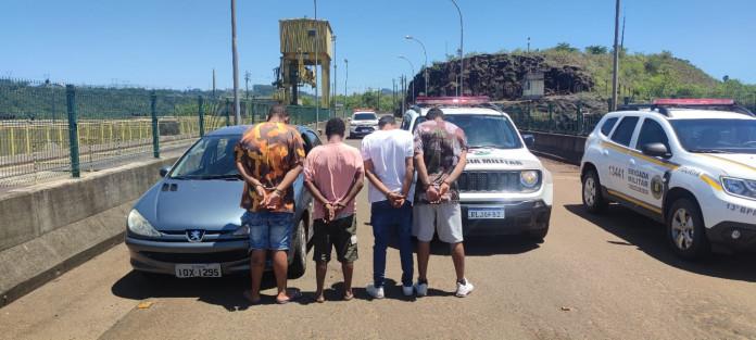 Quatro são presos em Itá por roubo de veículo em Erechim/RS