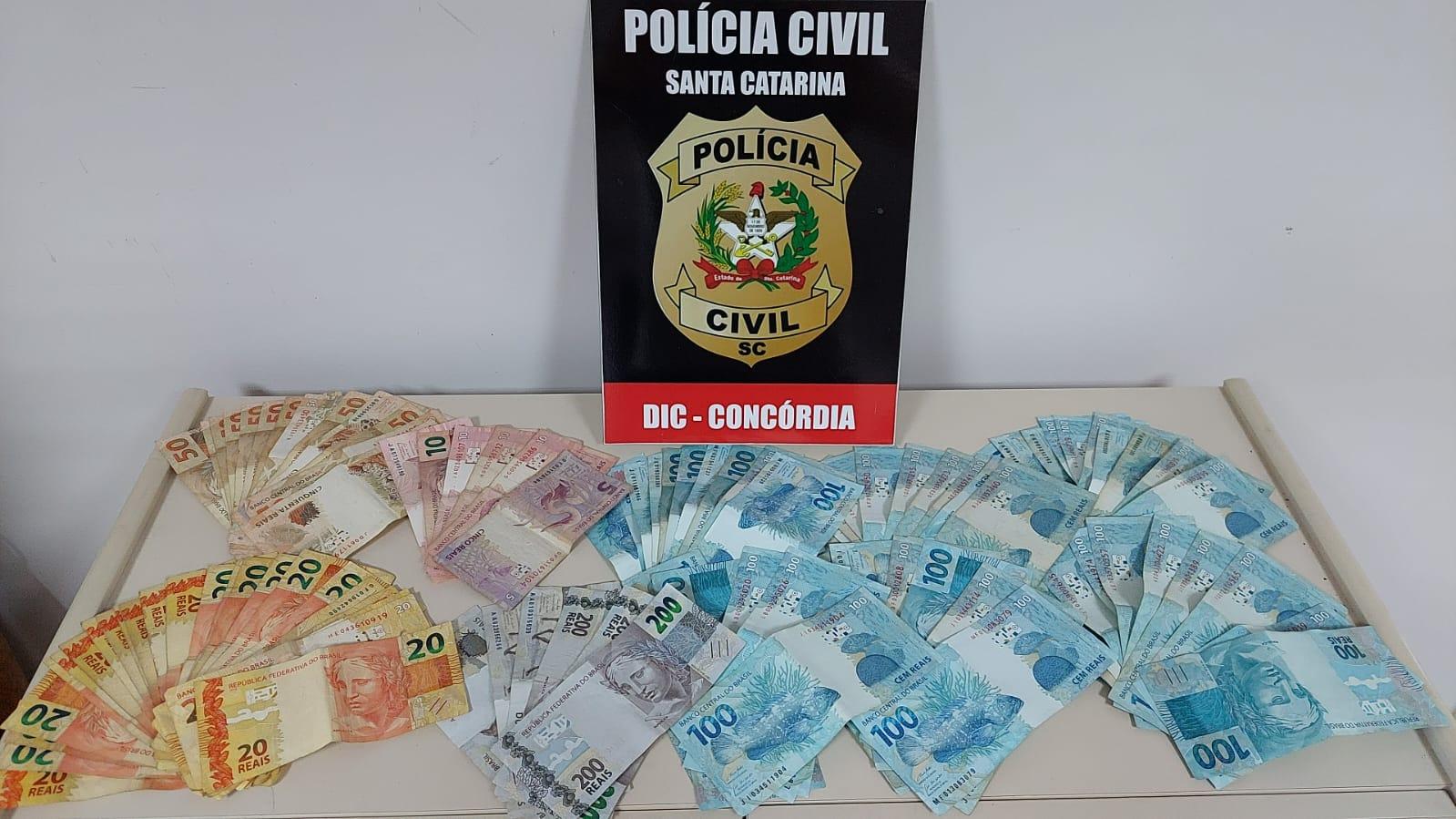 Operação contra a lavagem de dinheiro em Concórdia