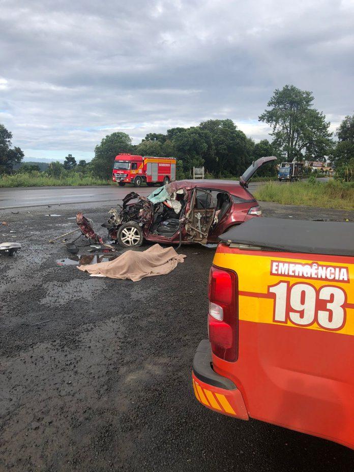 Motorista morre em grave acidente no Oeste de SC