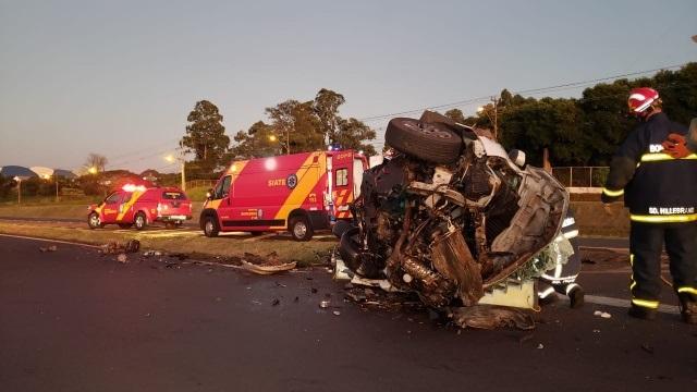 Homem morre após grave acidente envolvendo veículo da secretaria da saúde de SC