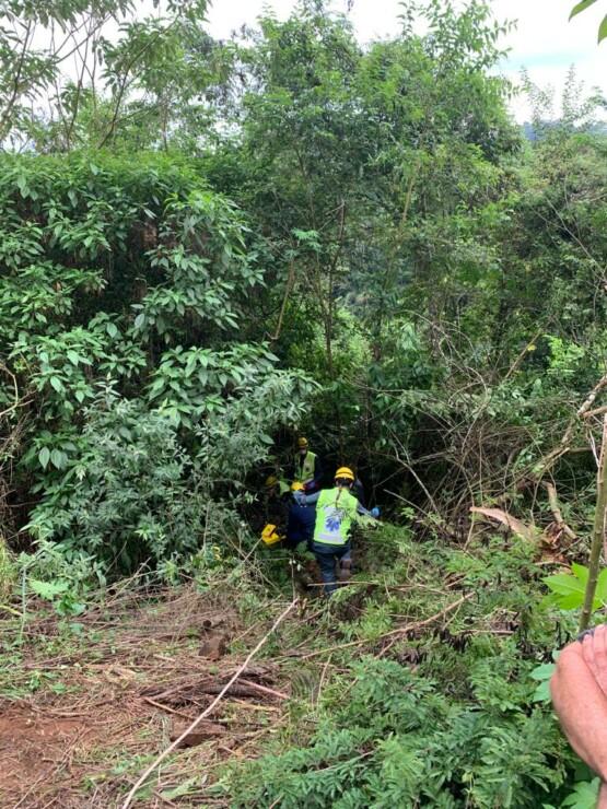 Idoso é encontrado 16h após acidente no Oeste de Santa Catarina