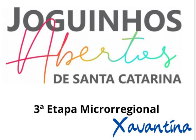 Classificados para o Regional dos Jogos Abertos de Santa Catarina