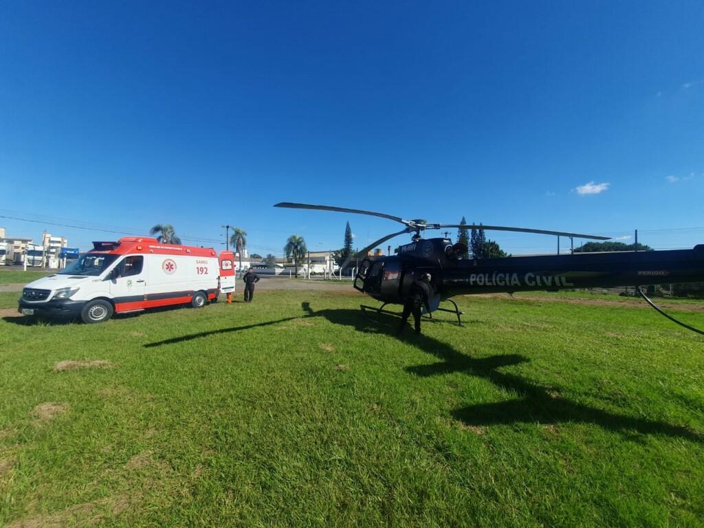 Criança é encaminhada a hospital de Chapecó após se afogar