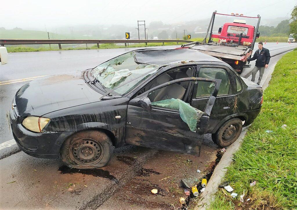 Motorista é preso por dirigir embriagado e na contramão na BR-282, Oeste de SC
