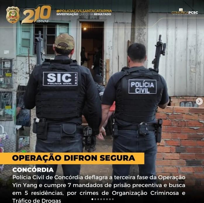 Quase meia tonelada de drogas foram apreendidas durante a investigação da Polícia Civil