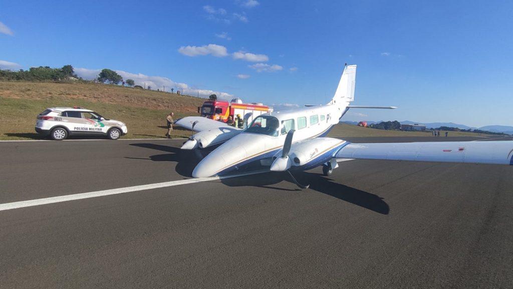 VÍDEO: Avião faz pouso de Emergência no Oeste