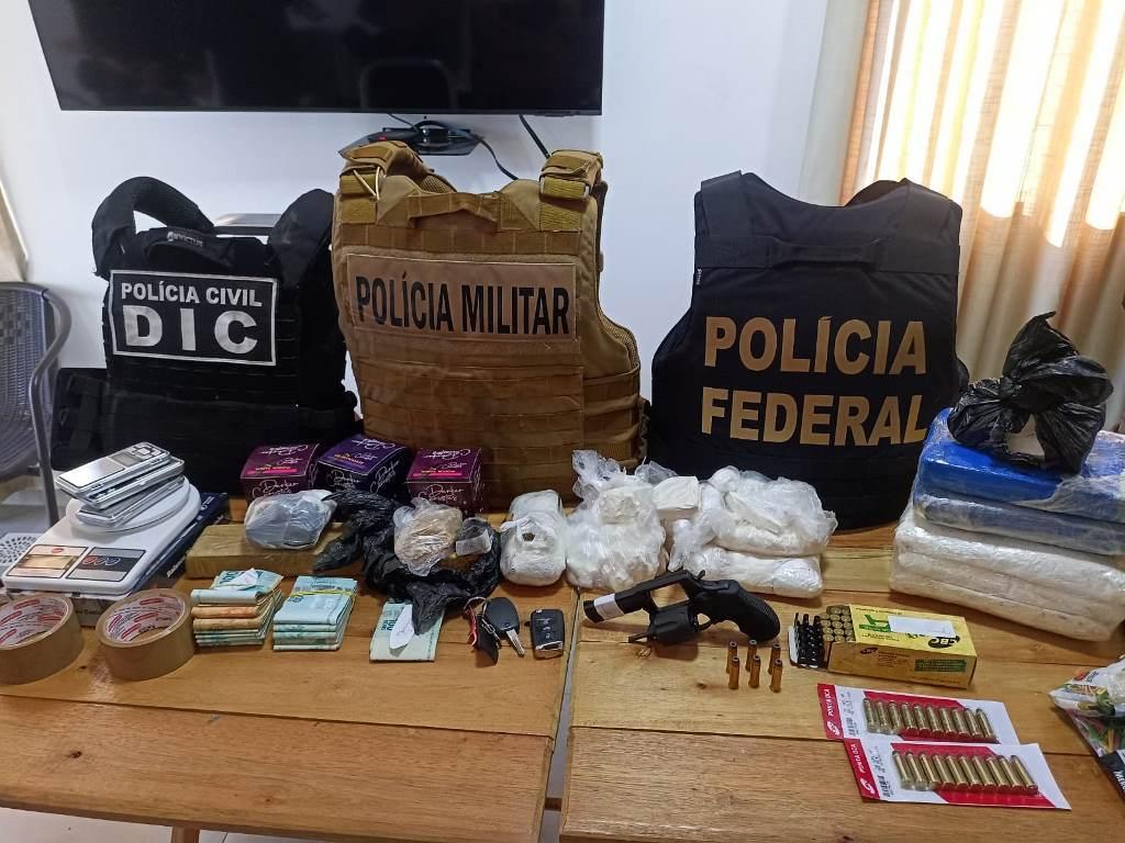 Operação desarticula grupo que atua no tráfico interestadual de drogas no Oeste