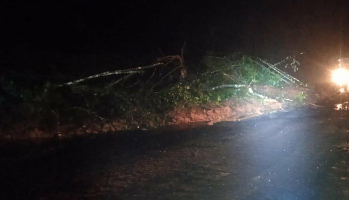 Rodovia entre Seara e Concórdia volta a ser bloqueada em função de novo deslizamento