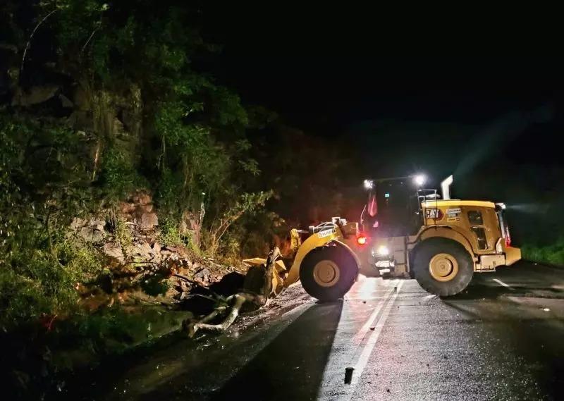 Saiba quais rodovias estão interditadas após chuvas no Oeste de SC