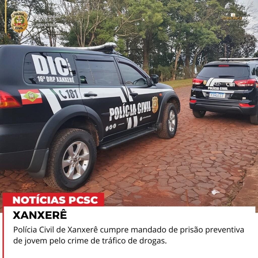 Homem é preso preventivamente por tráfico de drogas no Oeste de SC